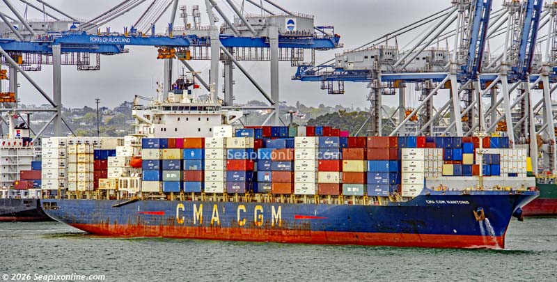 CMA CGM Nantong, Tongva, Ital Moderna, E.R. Bounty 9349629 ID 14634